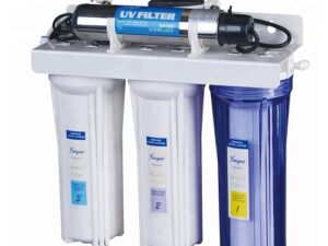 Three Stages 10'' Water Filtration with UV