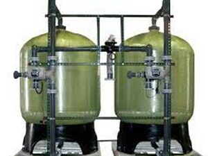 Industrial water softener system