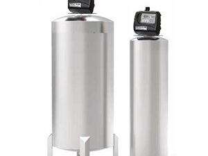 Stainless steel water softener system in Dubai