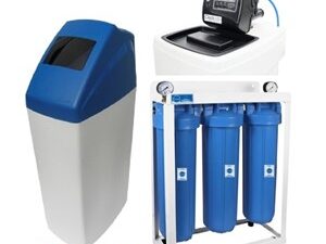 Compact Cabinet Water Softener System with jumbo filter